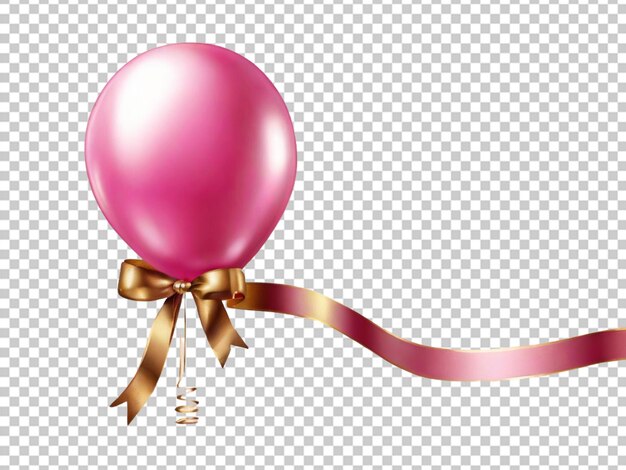 PSD psd of a pink balloon