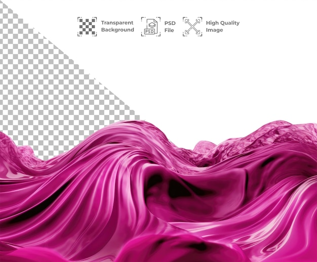 PSD psd pink wave abstract