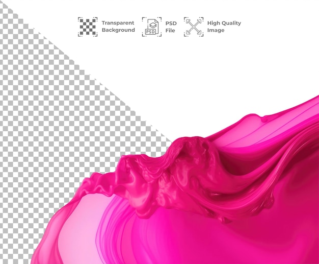 PSD psd pink wave abstract