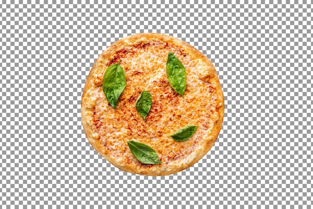 PSD Итальянская пицца с соусом на изолированном и прозрачном фоне