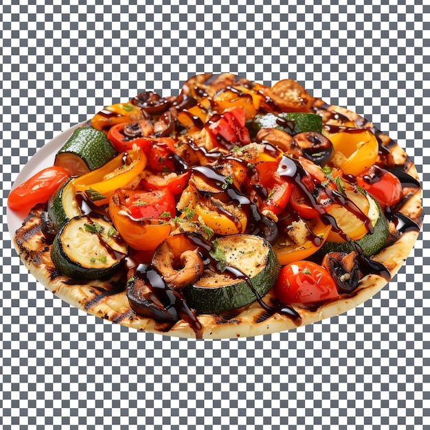 Psd pizza isolated on transparent background