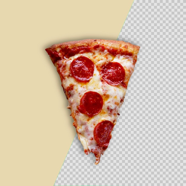 PSD psd pizza slice isolated