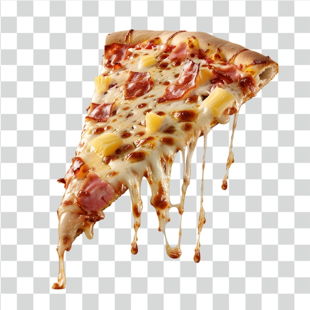 Psd pizza slice transparent background