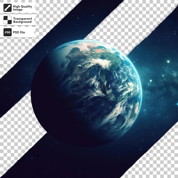 PSD psd planet on transparent background