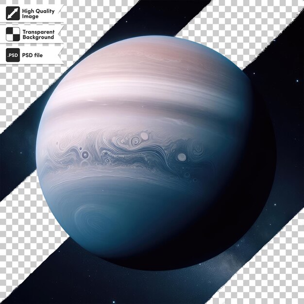 PSD psd planet on transparent background