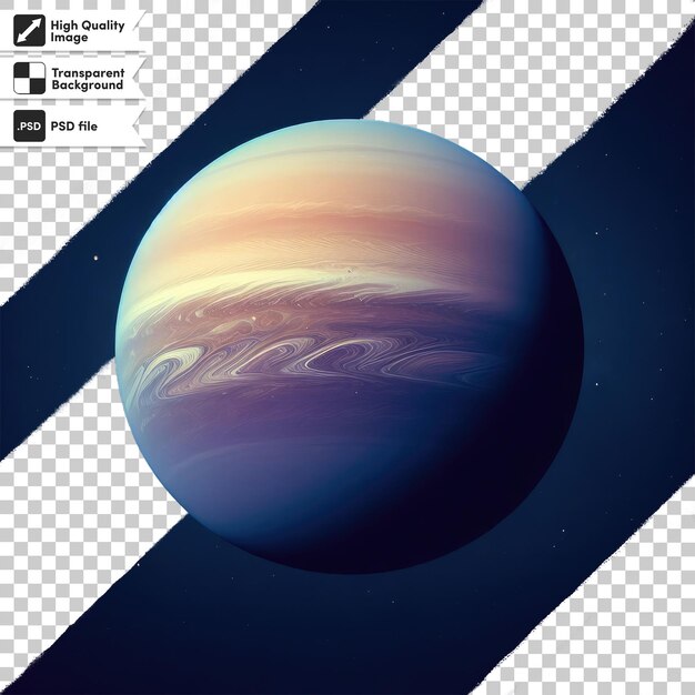 PSD psd planet on transparent background