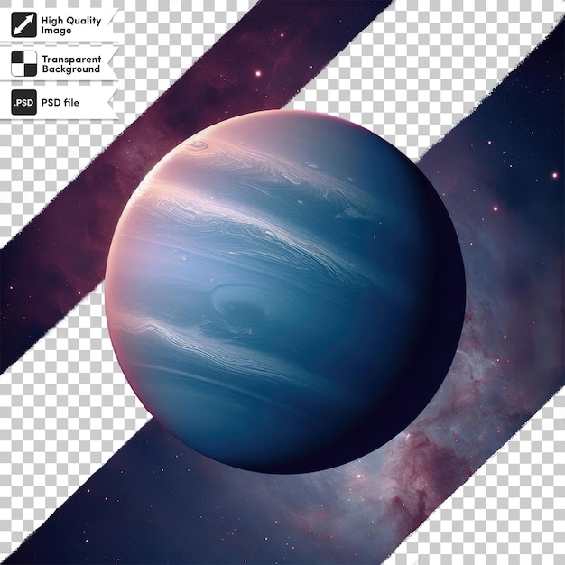 PSD psd planet on transparent background