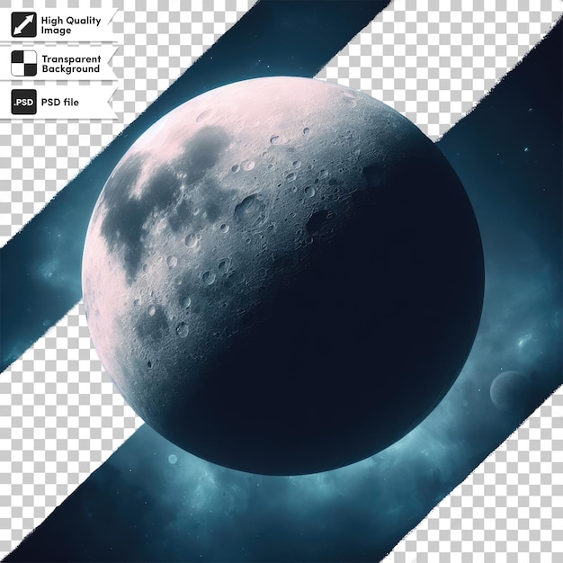 PSD psd planet on transparent background