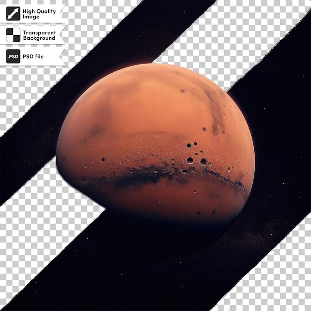 Psd planet on transparent background