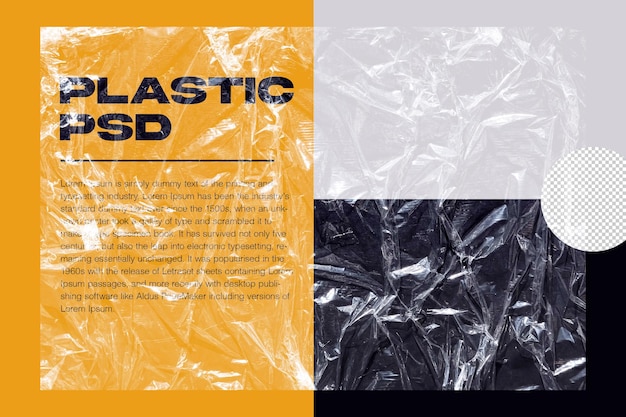 PSD plastic bag overlay textures