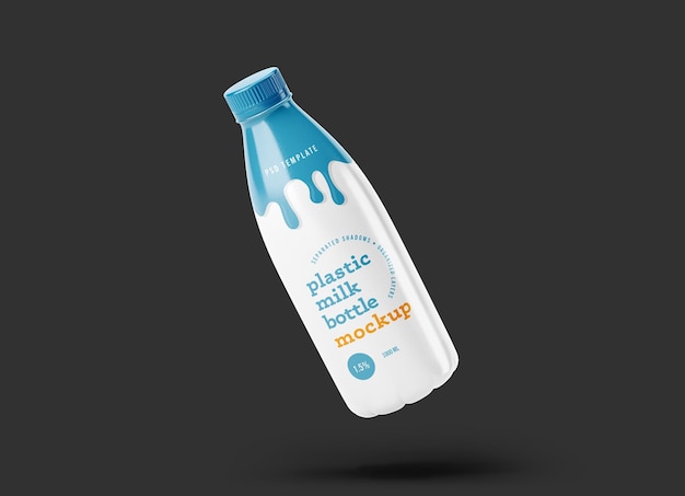 PSD psd plastic bottle packaging mockup