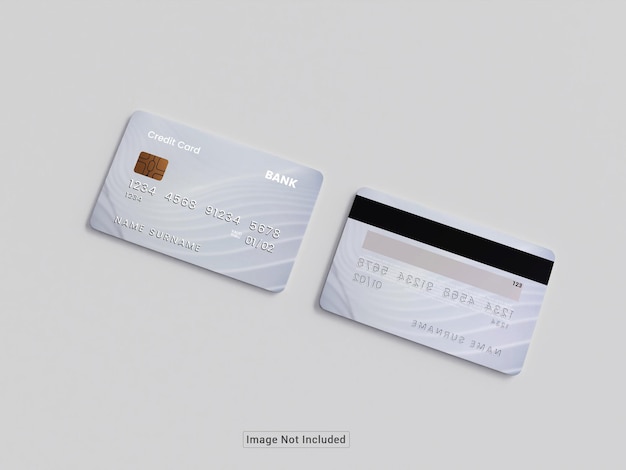 PSD psd plastic credit card mockup