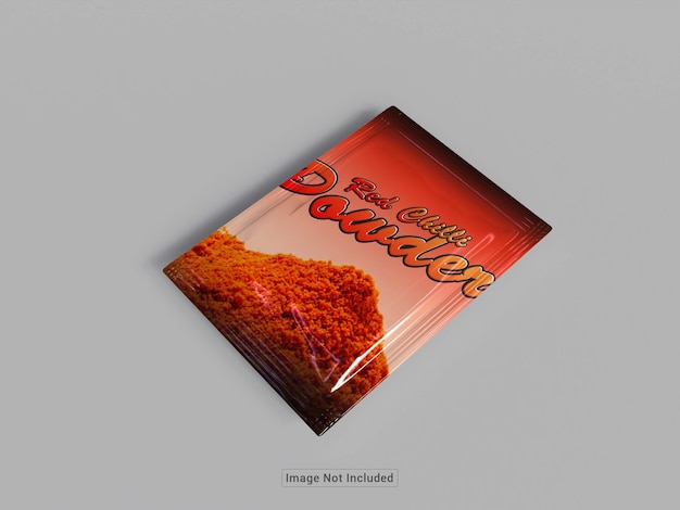 PSD psd plastic packet mockup