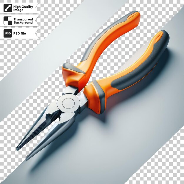PSD psd pliers on transparent background