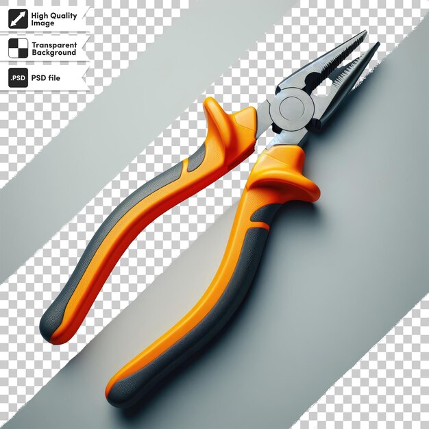 Psd pliers on transparent background