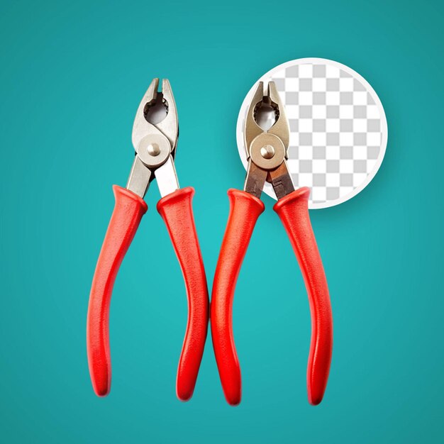 Psd pliers on transparent background