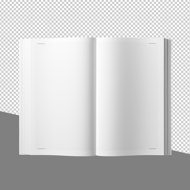Psd Png of a book isolated on transparent background