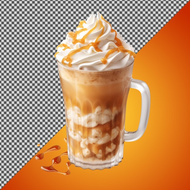 PSD psd png of a choclate shake