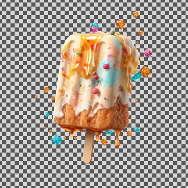 PSD psd png di un gelato freddo