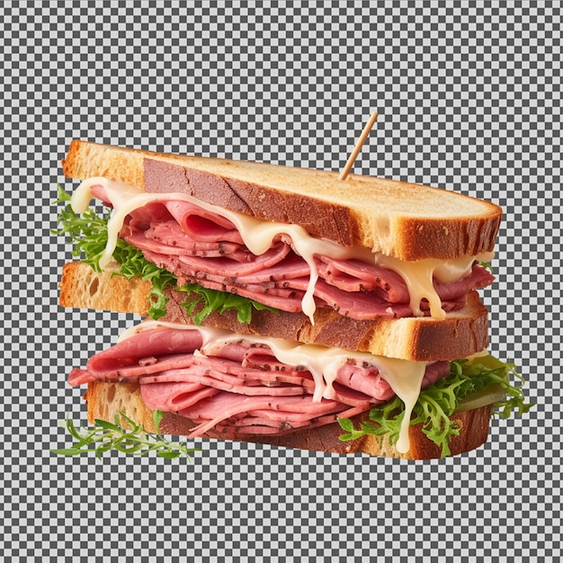 PSD psd png of a delicious euben sandwich