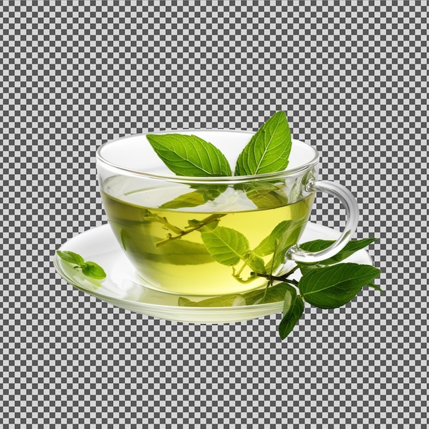 PSD psd png of a green tea