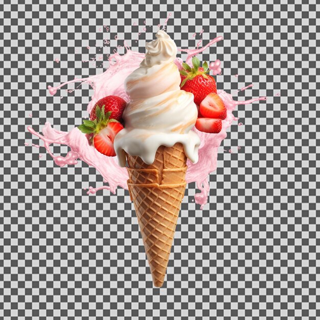 PSD psd png of a iccream