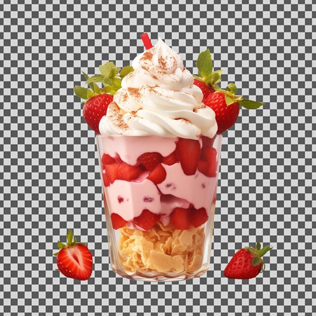 Psd png image of a yummy creamy hazelnuts ice cream