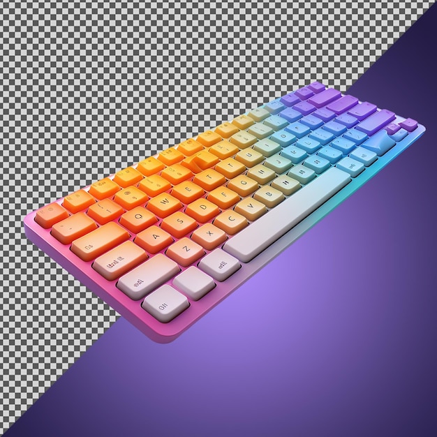 PSD psd png of a keyboard