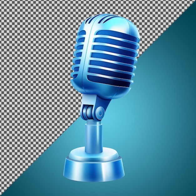 PSD psd png of a microphone