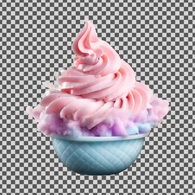 PSD psd png of pink icream