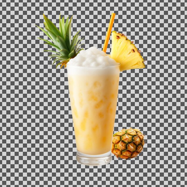 Psd png van een vers gemaakte papaya smoothie