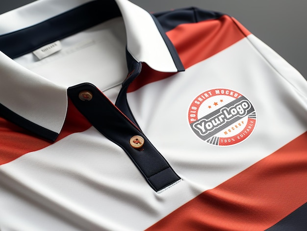 PSD psd poloshirt logo mockup