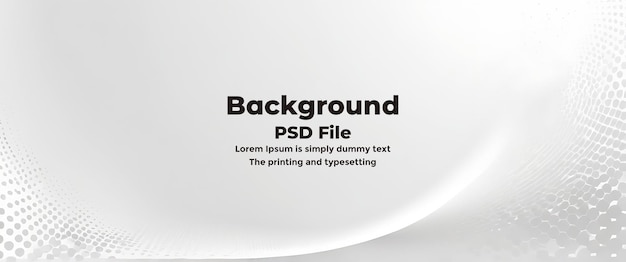 PSD Półtonowy biało-szary tło Punkty abstrakcyjne białe tło technologia tekstury
