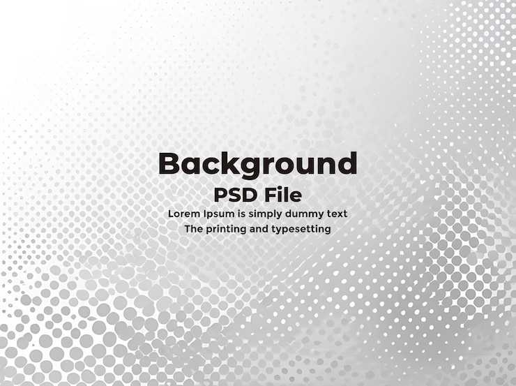 PSD psd półtonowy biało-szary tło punkty abstrakcyjne białe tło technologia tekstury