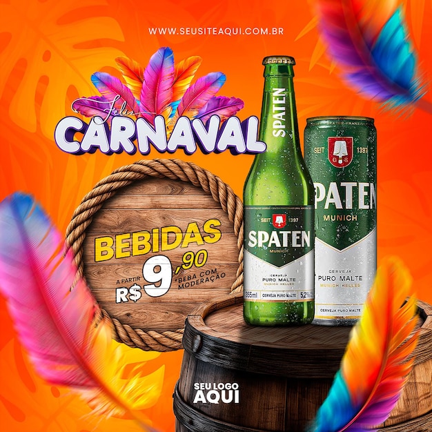 PSD psd post to social media carnival brazil