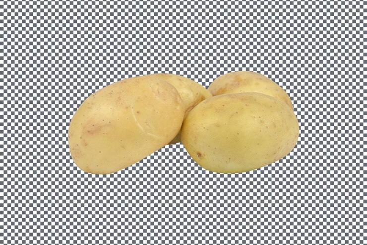 PSD psd: 透明な背景に隔離されたジャガイモ