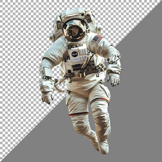 Psd Premium File Png Astronauta Na Białym Tle