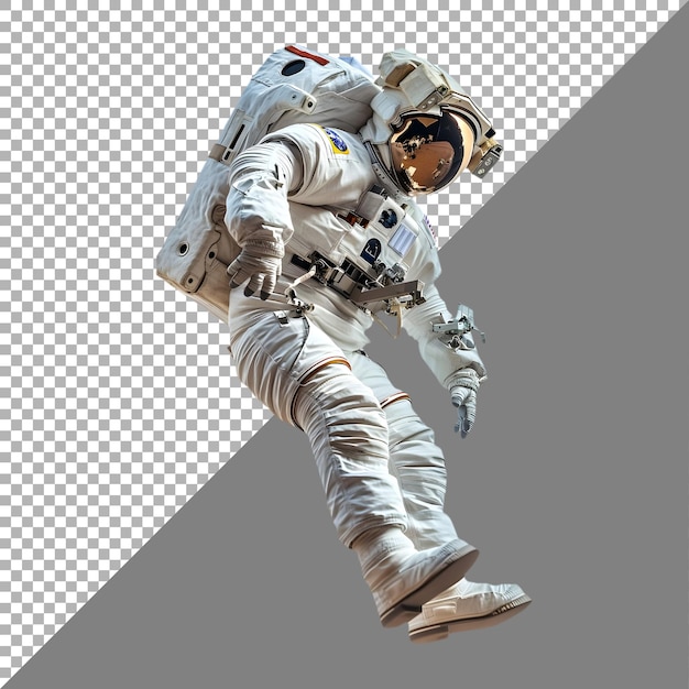 PSD psd premium file png astronauta na białym tle