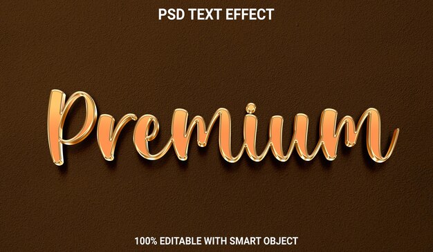 PSD premium text effect