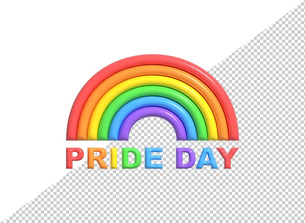 PSD psd pride komische zeepbel pictogram 3d render illustratie