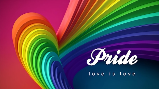 PSD pride month celebration template