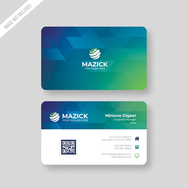 PSD psd professional business card template