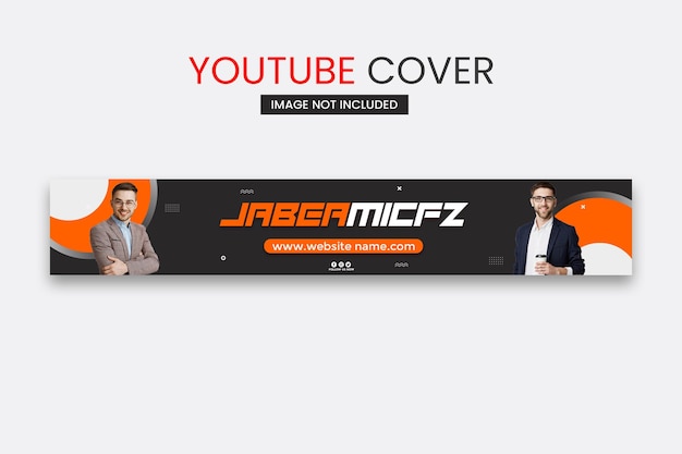 psd professional youtube cover banner social media premium psd template