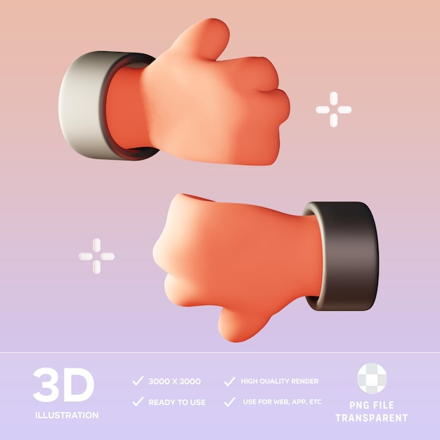 Плюсы и минусы PSD 3D иллюстрация