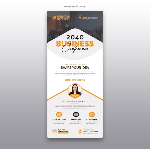 PSD psd psd modern business rollup banner template