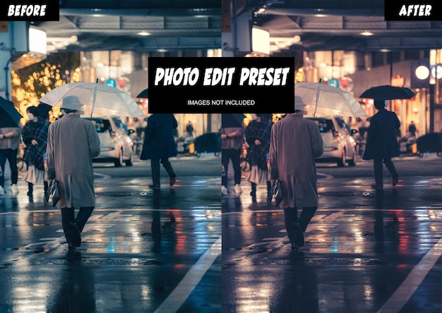 PSD psd psd night life photo edit preset filter