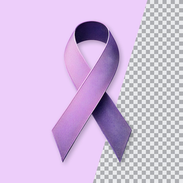 PSD psd purple ribbon symbol of national cancer awareness day world cancer day purple ribbon