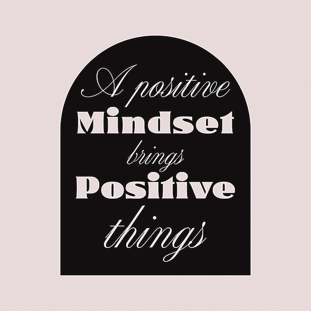 psd qoutes positve on dark color background instagram post template