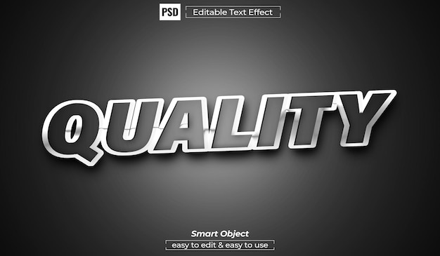 PSD psd quality type text style effect 3d