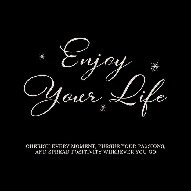 PSD Quotes Typography Каллиграфический дизайн для социальных сетей и шаблонов постов в Instagram